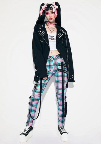 Mistakes & Heartbreaks Plaid Pants