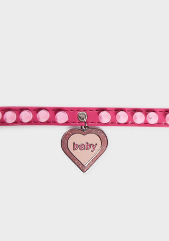 No One's Baby Spiked Choker