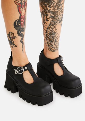 Raven Answer Me Platform Mary Janes