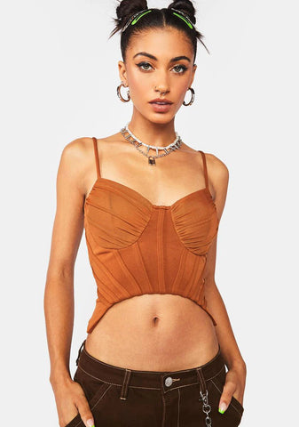 Make The Most Corset Crop Top