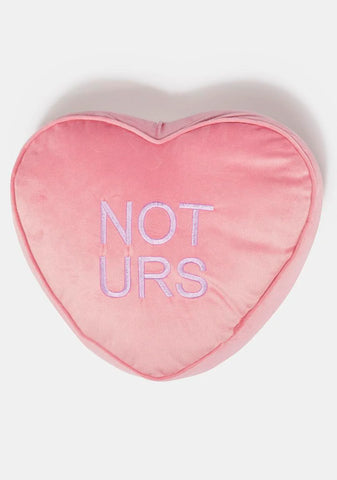 Sweet Nothings Plush Heart Pillow