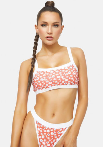 Scattered Daisy Olympia Bikini Top