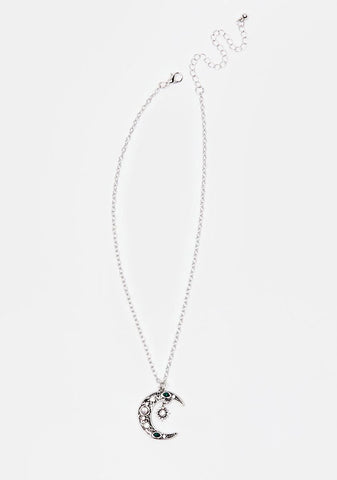 Moon Promise Chain Necklace