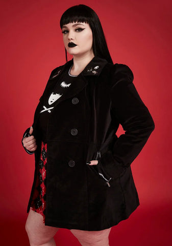 Plus Better By Night Double Breasted Peacoat