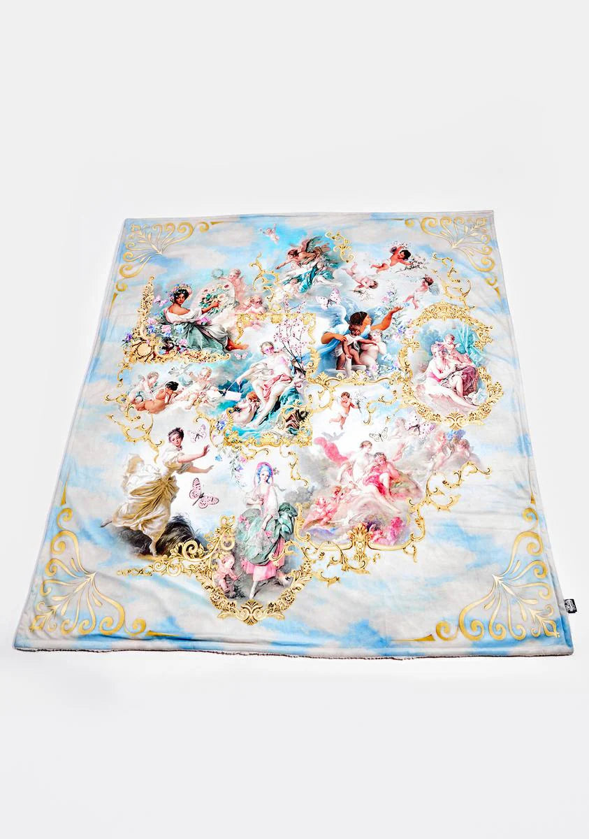 Divine Lush Opulence Fleece Throw Blanket