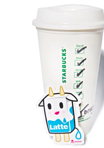 Latte Sticker