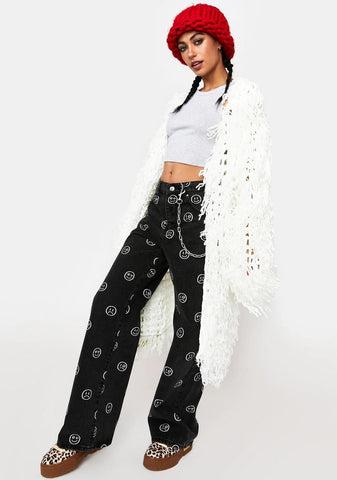 Too Shy Long Cardigan