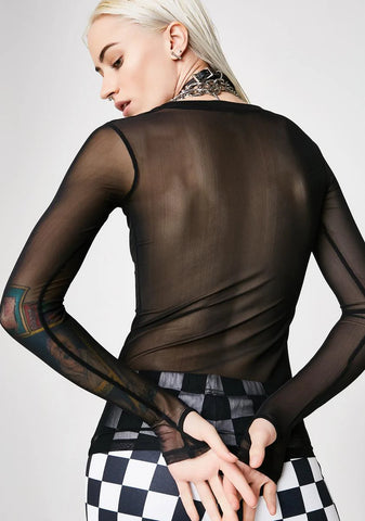 Rebel Yell Mesh Top