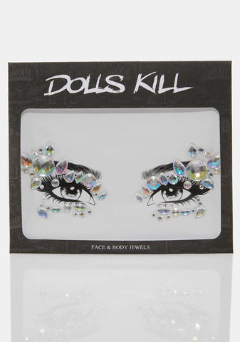 Iridescent Make Me Famous Eye Stickers