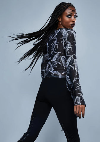 A Certain Doom Mesh Top