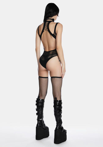 Dark Euphoria Fishnet Teddy