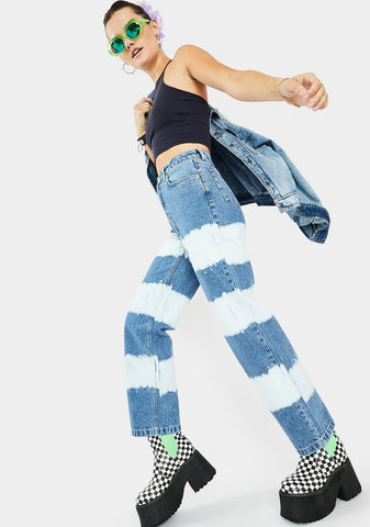 Lithium Striped Denim Jeans