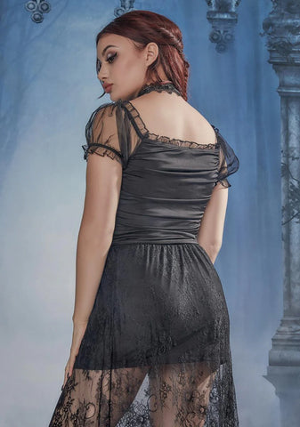 Enchanted Heart Puff Sleeve Top