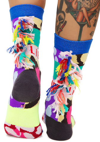 x Libertine Magic Eye Socks