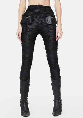 Daily Gothic Ragged Leggings