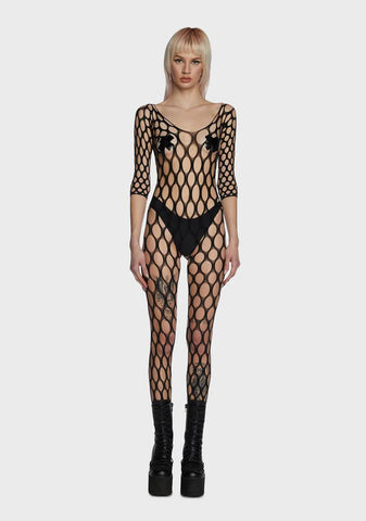 Never Know Fishnet Bodystocking