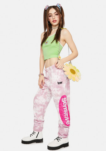 Sensitive Tie Dye Sweats