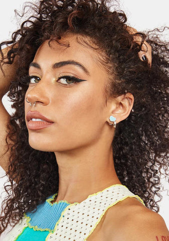 Can't Hide Love Heart Stud Earrings