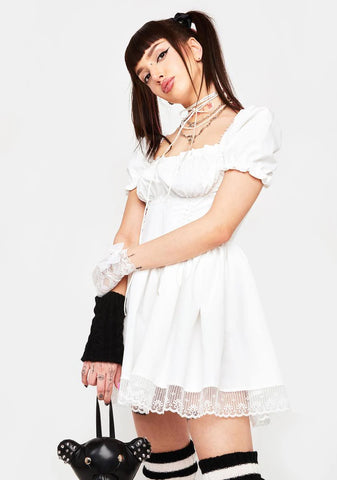 Icy Back For More Babydoll Dress