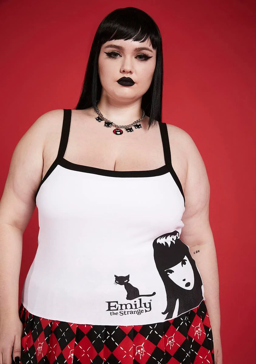 Plus Blank Stares Graphic Tank Top