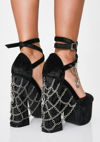 Death Trap Platform Heels