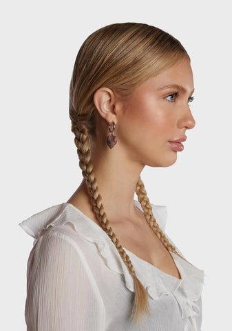 Heart Balance Drop Earrings