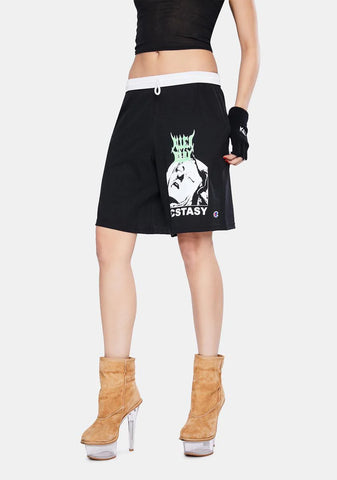 Ecstasy Graphic Shorts
