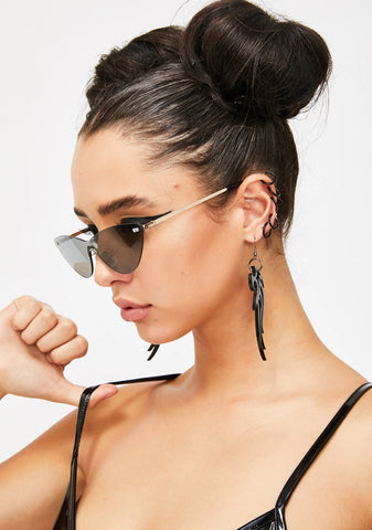 Shooting Daggers Cat Eye Sunglasses