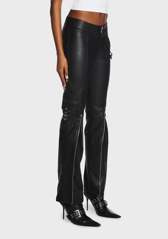 Joss Vegan Leather Pants