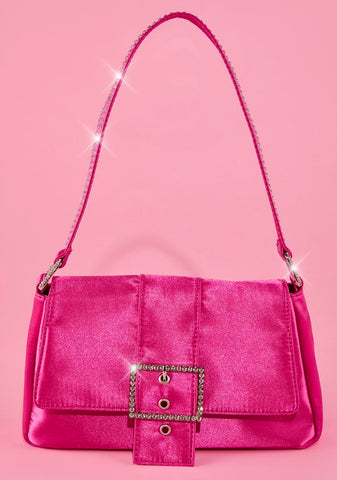 Hot Dashing Diamonds Baguette Bag