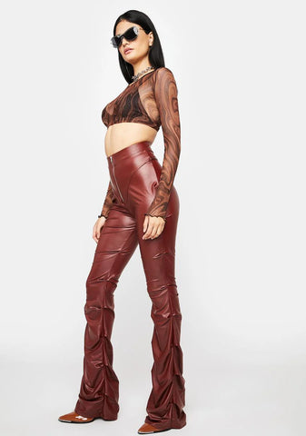 Brick Certified Freak Vegan Leather Pants