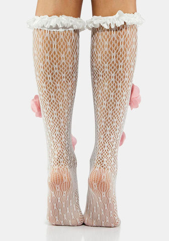 Vanilla True Romance Knee High Socks