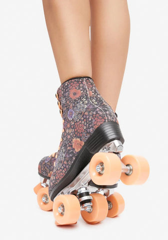 Baby Baby Floral Roller Skates