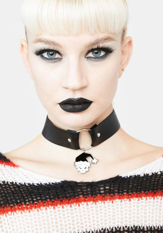 North Pole Naughty Santa Choker