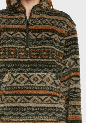 Tapestry Fleece Sweater