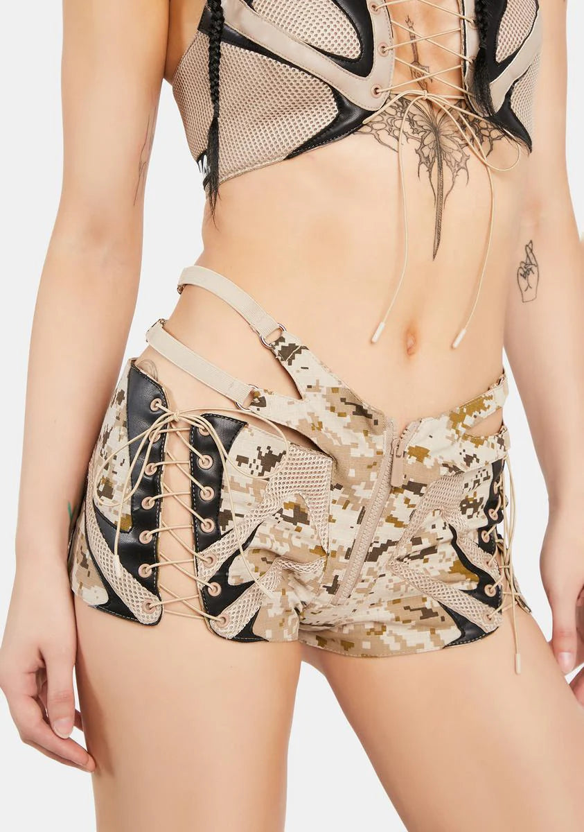 Desert Moto Hot Pants
