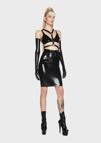 Vegan Leather O-Ring Harness