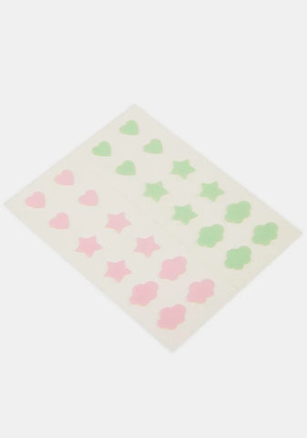 Cotton Candy Skin Hydrocolloid Acne Patches with Aloe Vera