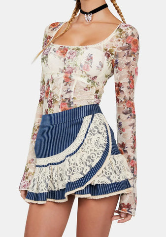 Vienna Waits Mini Skirt