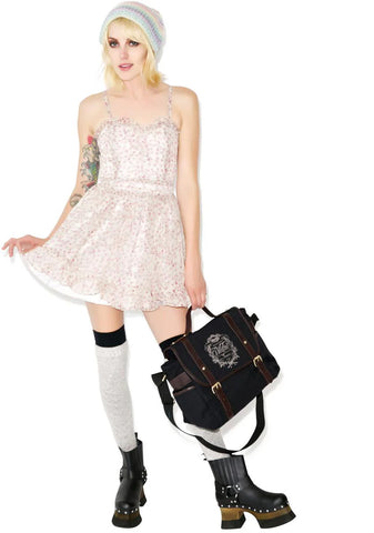 Sookie Skull Chiffon Dress