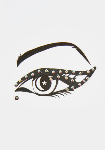 Wicked Wings Graphic Liner Face Jewels