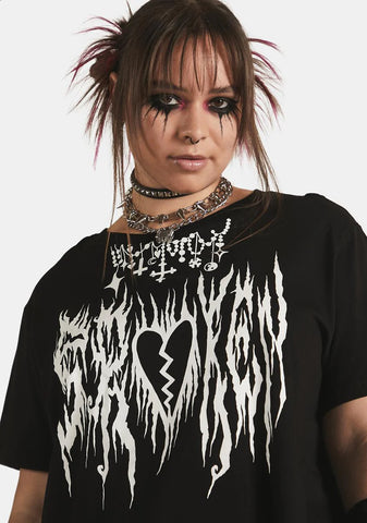 Plus Broken Heartz Graphic Tee