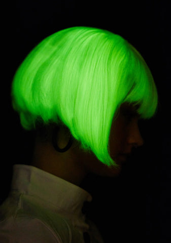 Cryogenic Corruption Glow In The Dark Wig