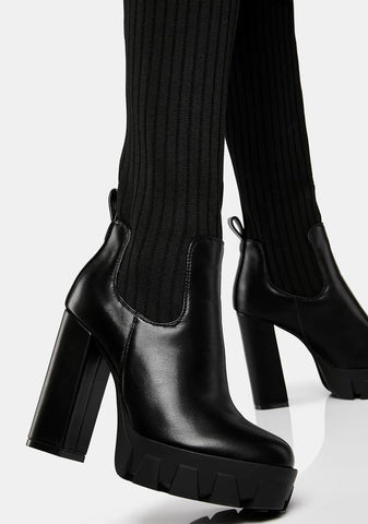 Step Away Thigh High Boots