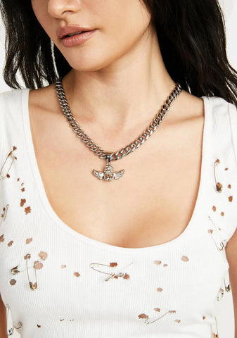 Angel Extra Heavy Cuban Chain Necklace