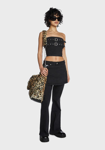 Denim Darkness Corset