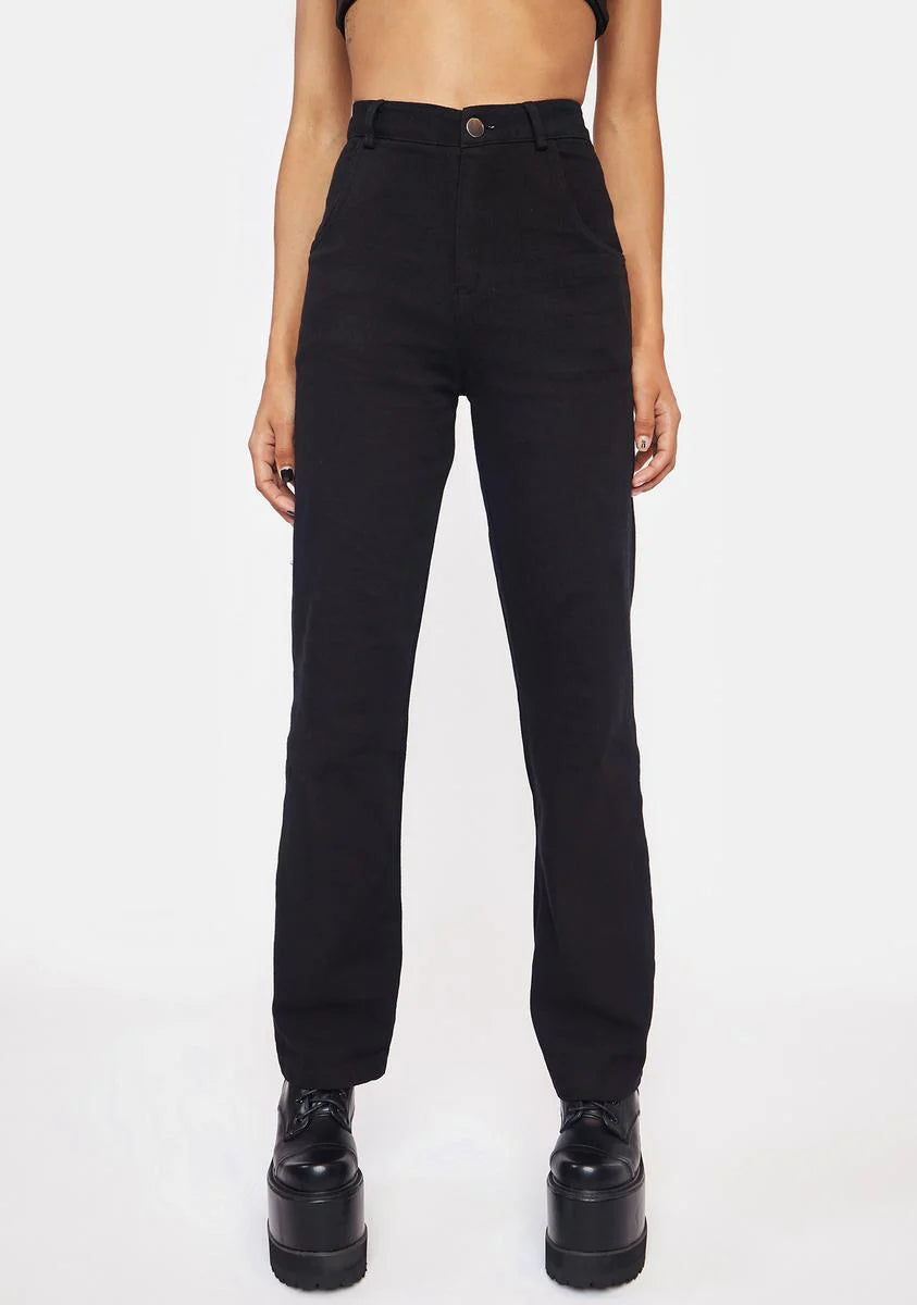 Live On The Edge Straight Leg Jeans