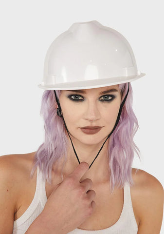 White Hard Hat