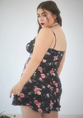 She Can’t Be Just Friends Floral Mini Dress