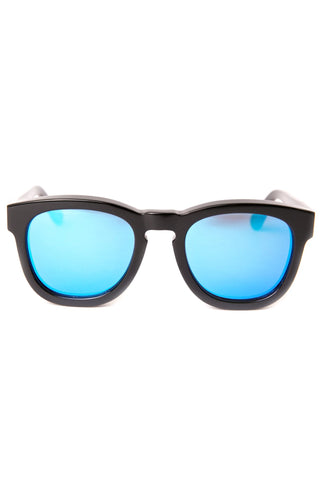 Classic Fox Mirror Sunglasses - Black